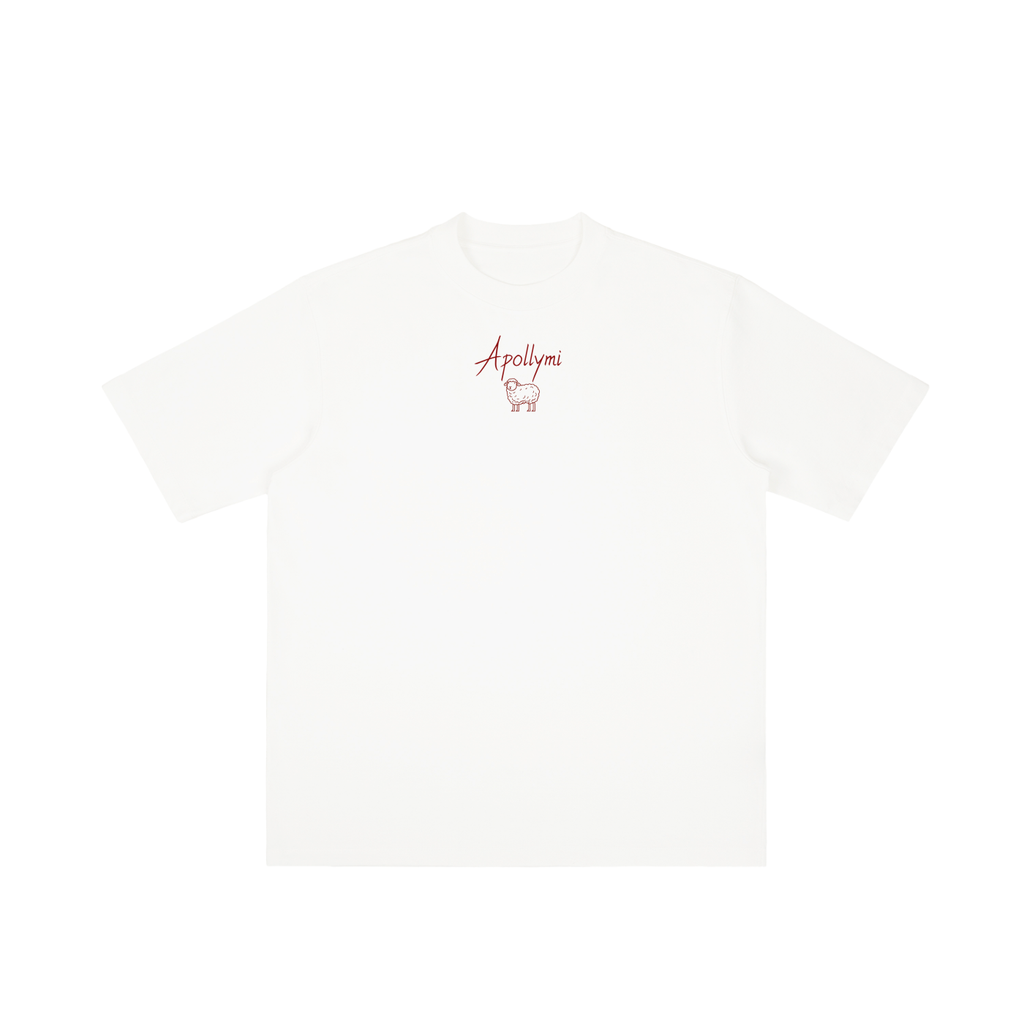 "Apollymi" Vintage Wash Drop Shoulder T-shirt