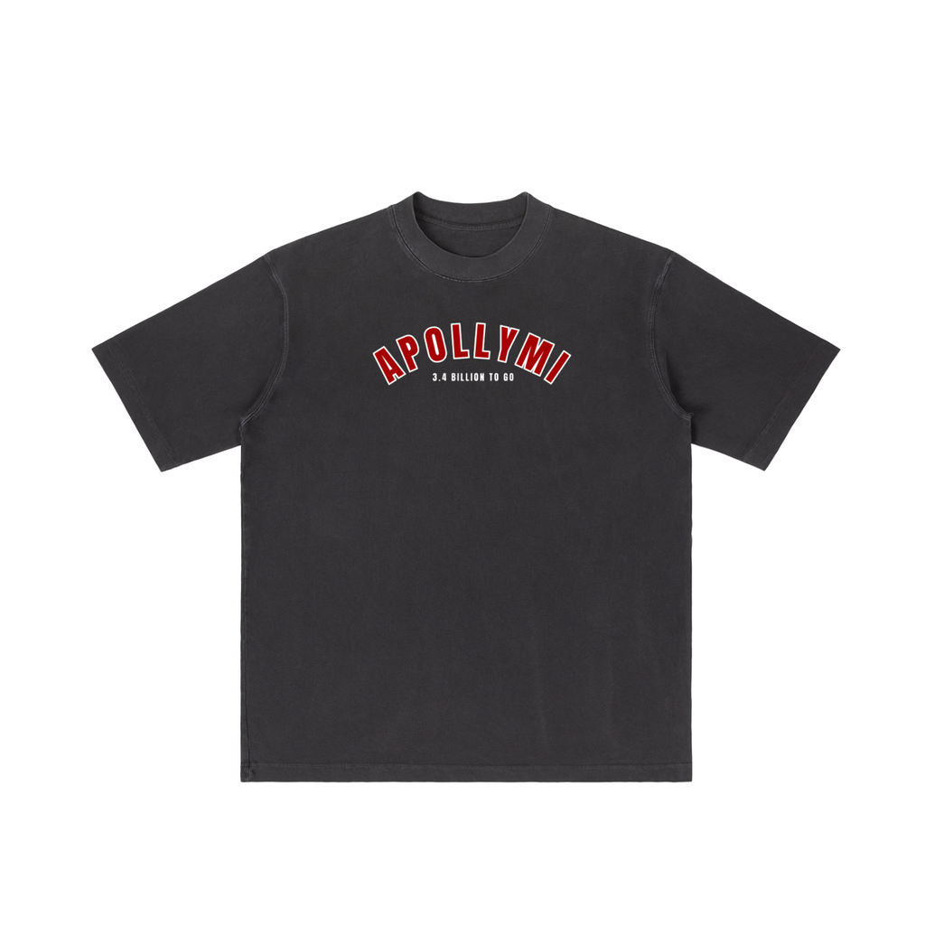 "Apollymi" Vintage Wash Drop Shoulder T-shirt