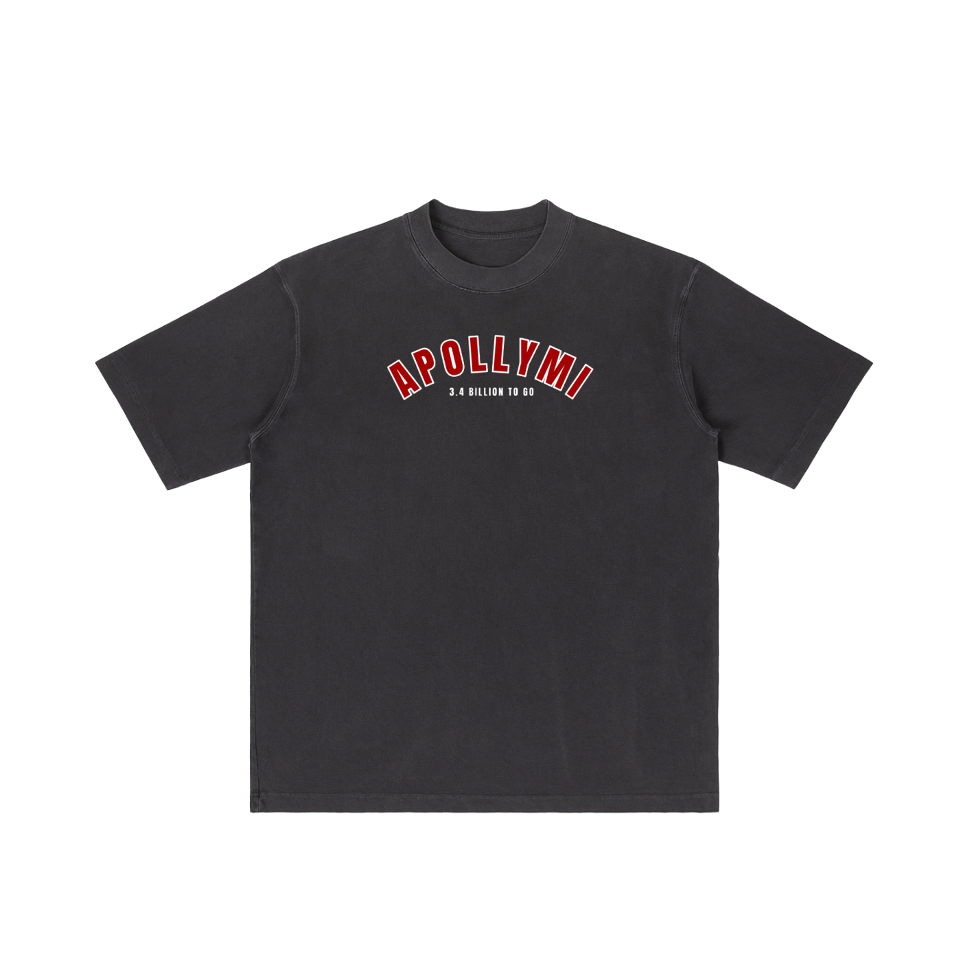 "Apollymi" Vintage Wash Drop Shoulder T-shirt